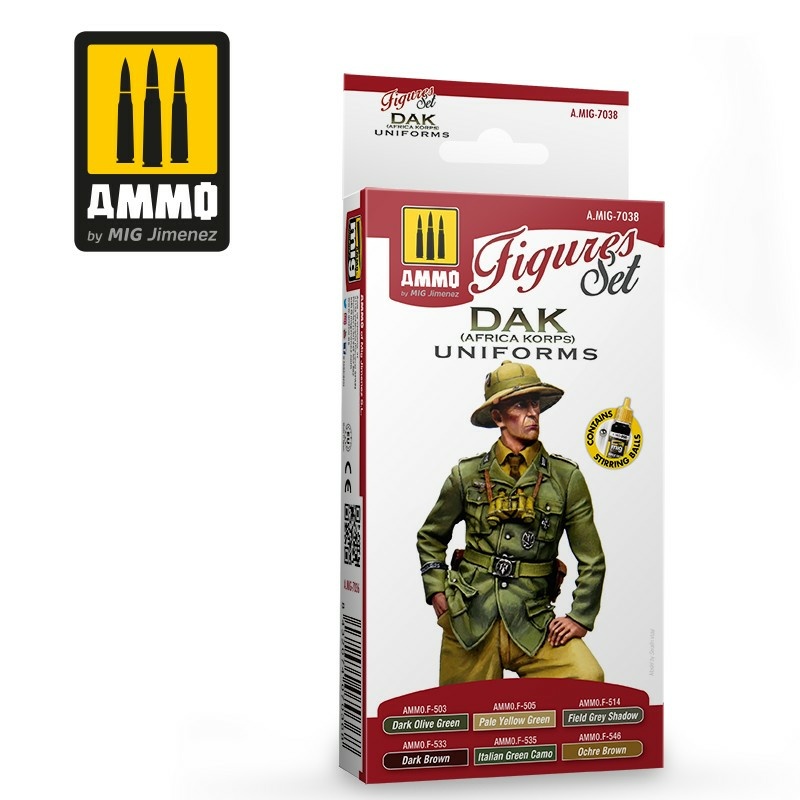 AMIG7038 Ammo Mig Acrylic paint Set Figures 