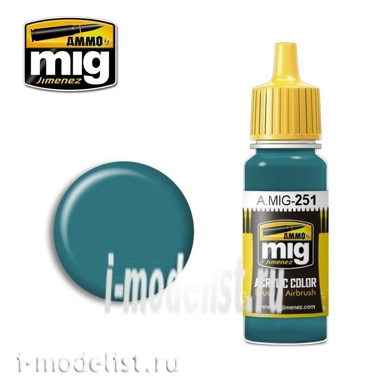 AMIG0251 Ammo Mig RUSSIAN BLUE AMT-7
