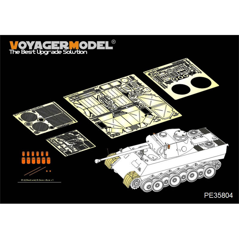 PE35804 Voyager Model 1/35 Базовый набор фfromfromравления для Panther D V1 (DRAGON 6822)