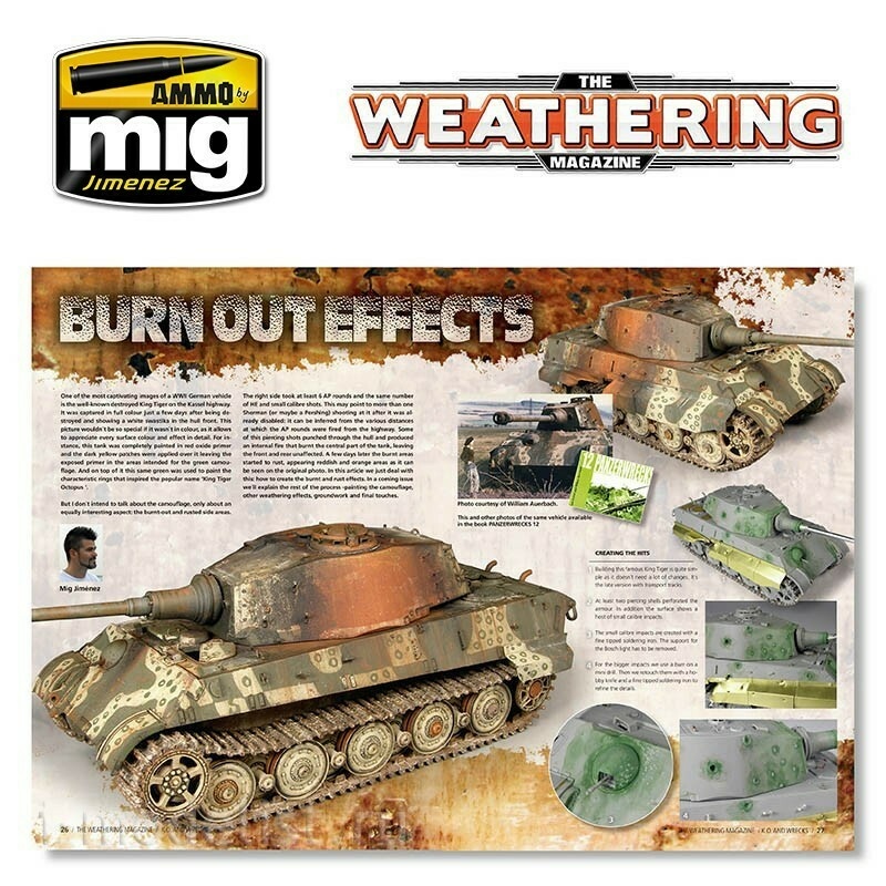 AMIG4008 Ammo Mig Журнал THE WEATHERING MAGAZINE 9 - Нокаутированный и брошенный / K.O. y Abandonado (испанский язык)