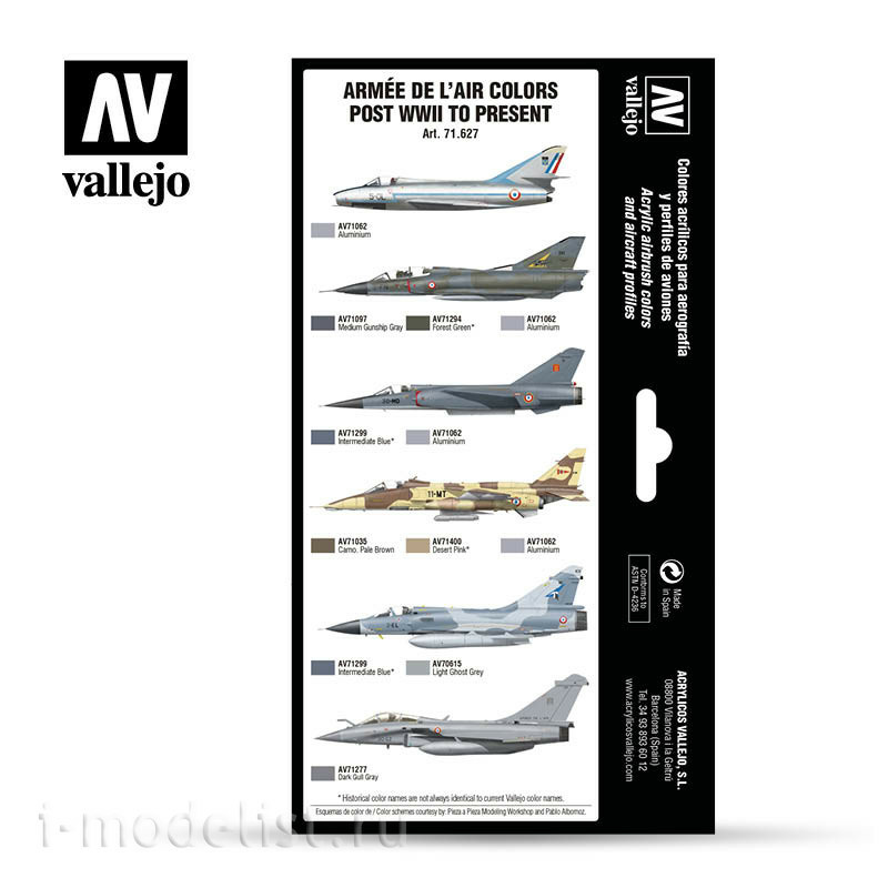 71627 Vallejo Set Model Air 