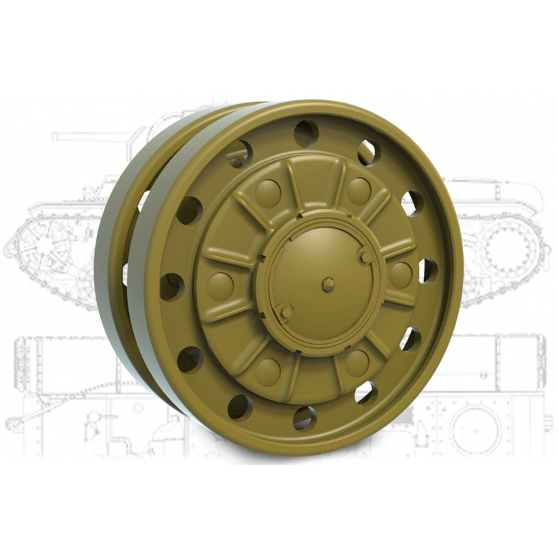 35220 Miniarm 1/35 KV-1, KV-1E, KV-2, KV-6, T-150 Support roller (Obr. 41-42 gg)