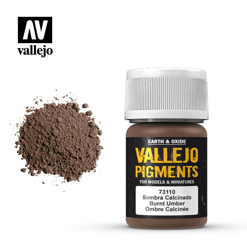 73110 Vallejo Pigment hood./Umber burnt