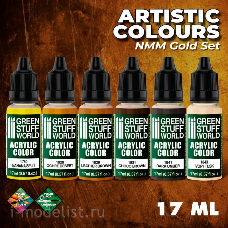 10114 Green Stuff World Acrylic Paint Set 