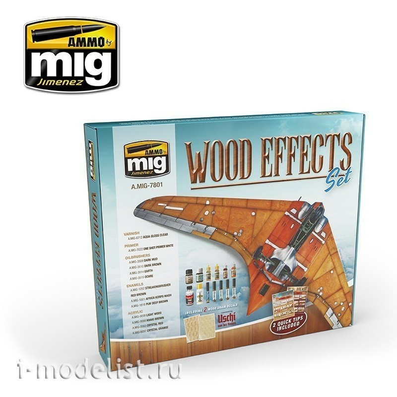 AMIG7801 Ammo Mig Set for creating a tree effect