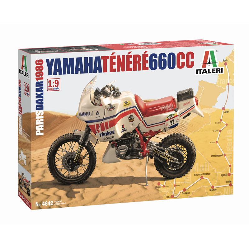 4642 Italeri 1/9 YAMAHA Ténéré 660cc Paris Dakar 1986