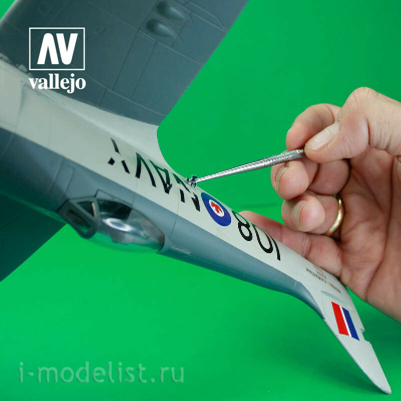 T02002 Vallejo Набор из 3 шпателей из нержавеющей стали / Set of 3 Stainless Steel Carvers