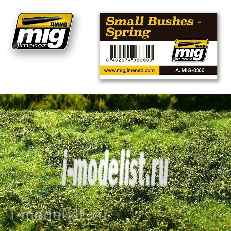 AMIG8360 Ammo Mig SMALL BUSHES – SPRING