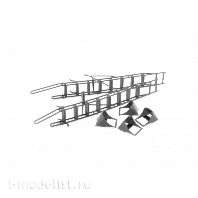LP48031 LP Models 1/48 Ladder (Early) + Pads + Service Ladder for Sukhoi-27