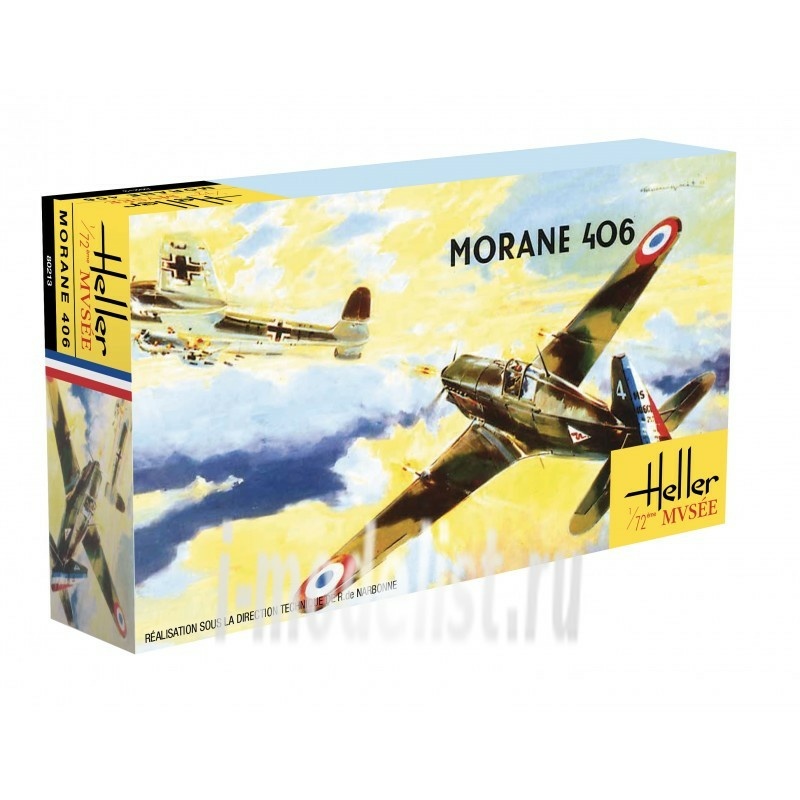 80213 Heller 1/72 Morane 406 Plane