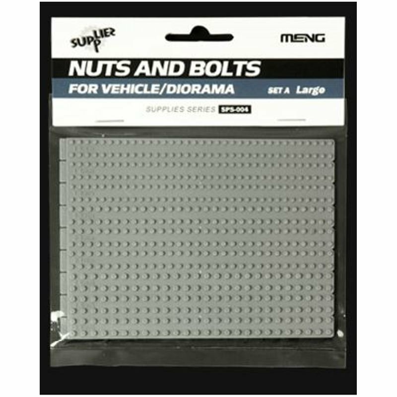 SPS-004 Meng Nut with bolt diameter 1.8 mm (210 PCs) - 2.2 mm (180 PCs) - 2.6 mm (156 PCs) (Meng)