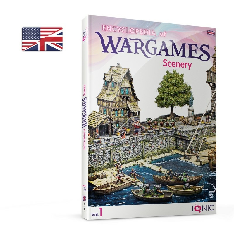IONIC1300 Ammo Mig Книга ENCYCLOPEDIA of WARGAMES том 1: Декорации / Vol.1: Scenery (Английский язык)