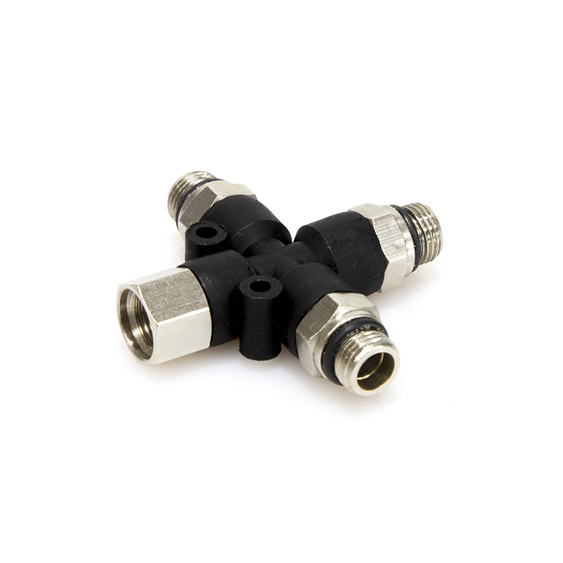 3003 Jas Splitter, 1 inlet (nut), 3 outlets (fitting)
