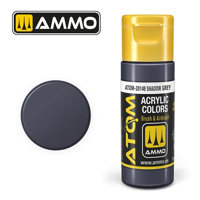 ATOM20148 Ammo Mig Акриловая краска ATOM COLOR Серая тень / Shadow Grey