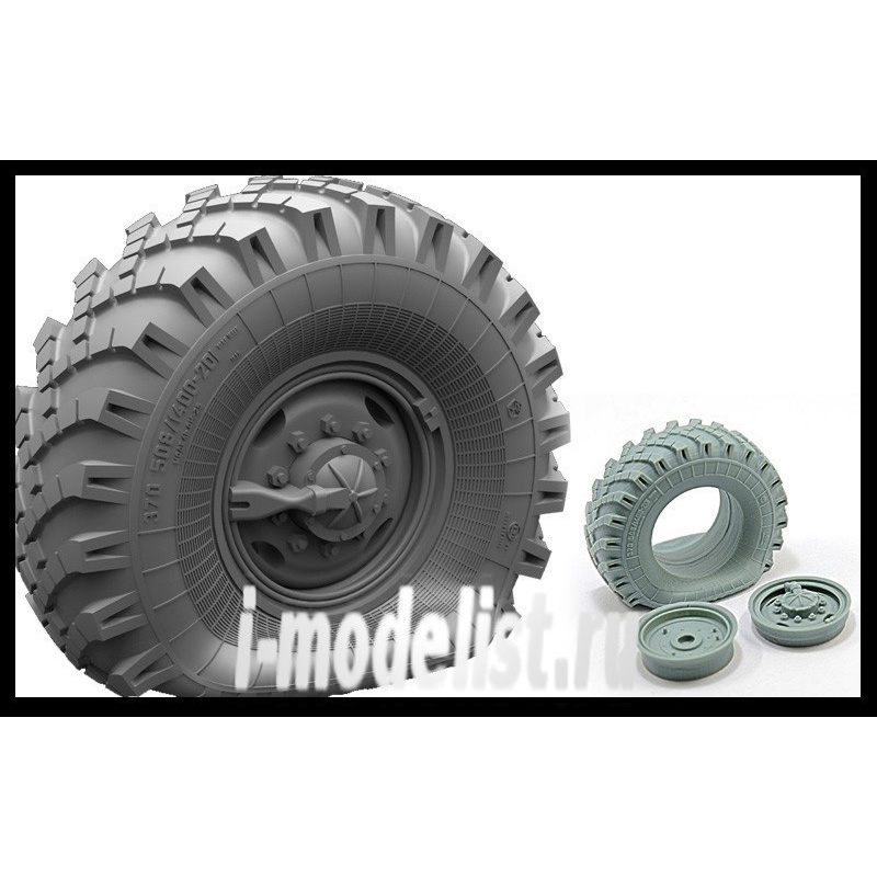 B35127 Miniarm 1/35 Deflated wheel OI-25 U-4320/ 375 (1 pc.)  