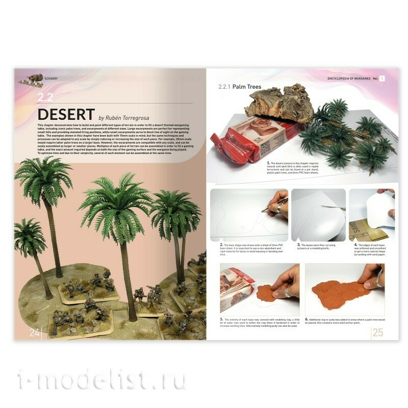 IONIC1300 Ammo Mig Книга ENCYCLOPEDIA of WARGAMES том 1: Декорации / Vol.1: Scenery (Английский язык)