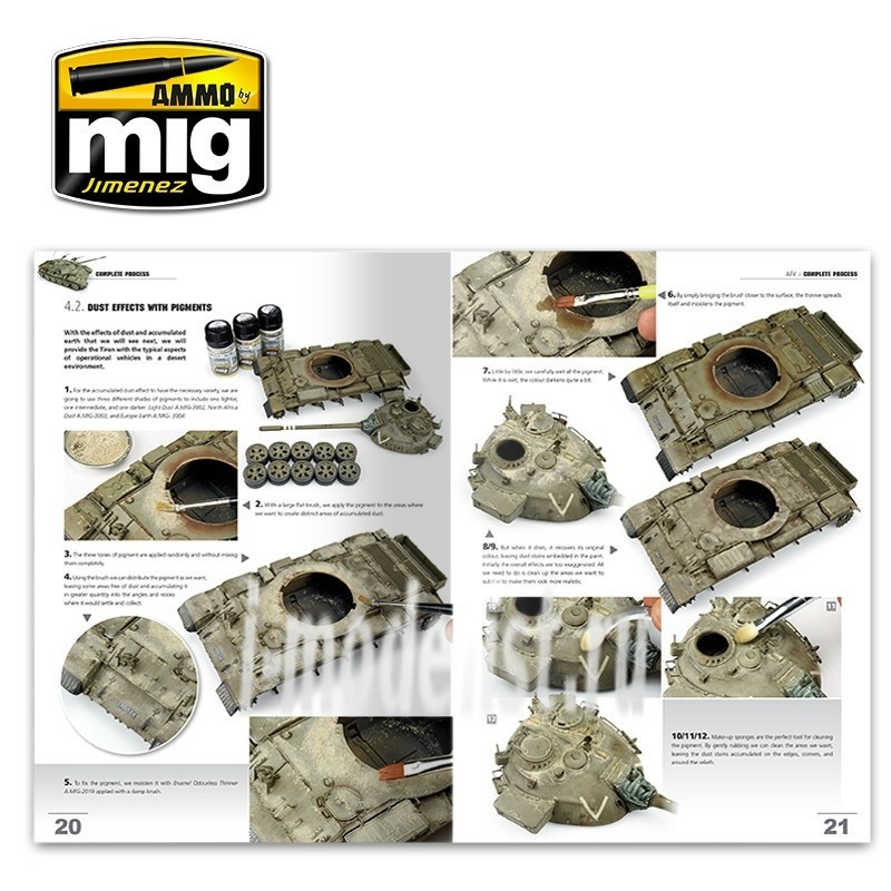 AMIG6155 Ammo Mig ENCYCLOPEDIA OF ARMOUR VOL. 6 - COMPLETE PROCESS (English)