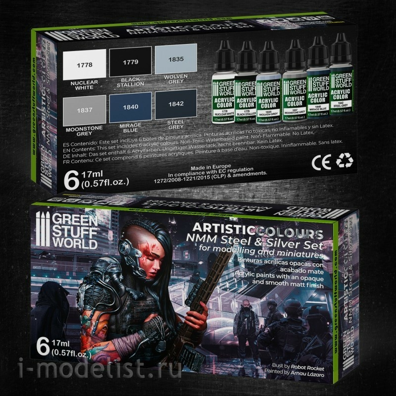 10113 Green Stuff World Acrylic Paint Set 