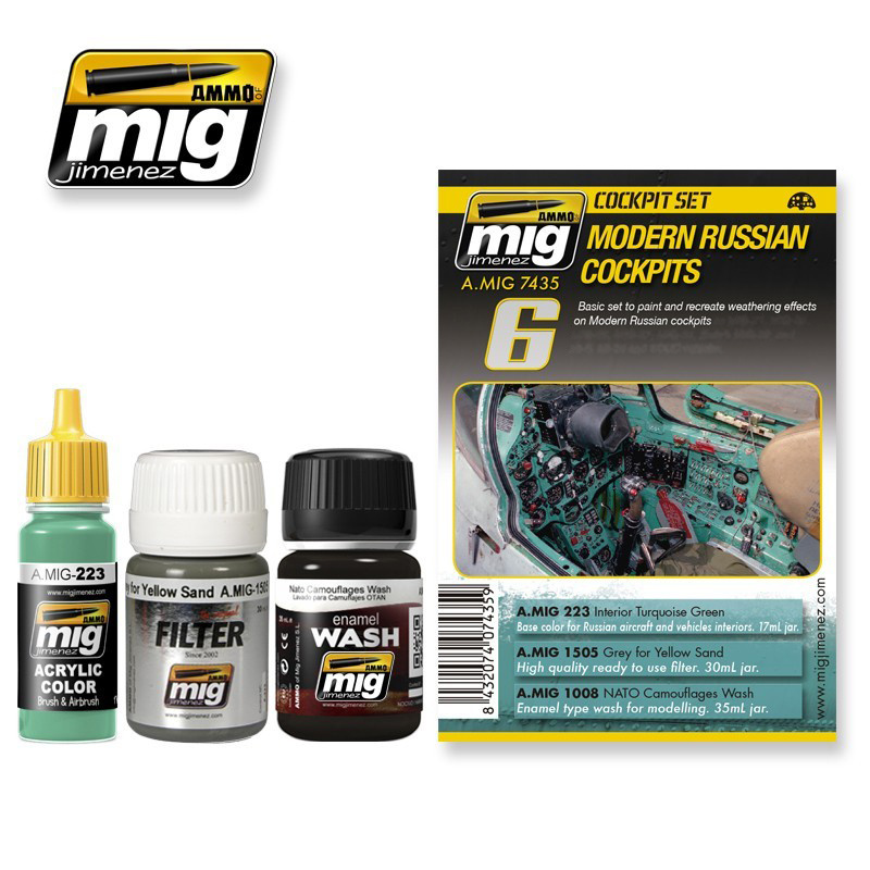 AMIG7435 Ammo Mig Modern Russian Cockpits