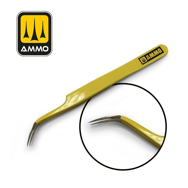 AMIG8544 Ammo Mig Изогнутый пинцет / Curved Tweezers