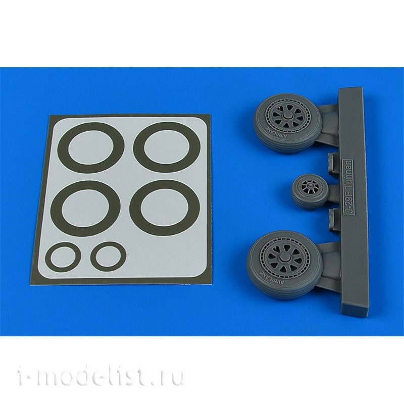 4822 Aires 1/48 expansion Pack J-29 Tunnan wheels & paint masks