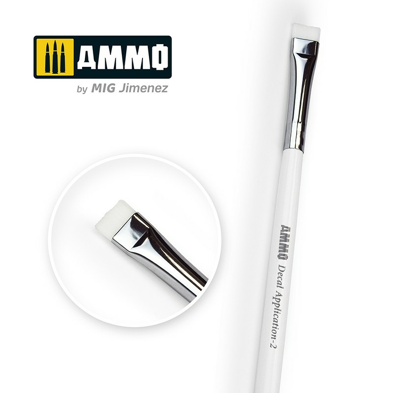 AMIG8707 Ammo Mig Decal Brush No.2 / 2 AMMO Decal Application Brush