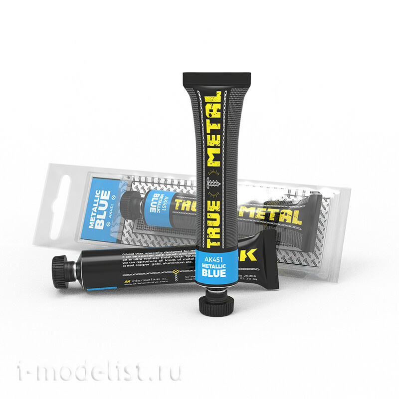 AKКМБ7 AK Interactive Полная коллекция линейки восковых красок TRUE METAL