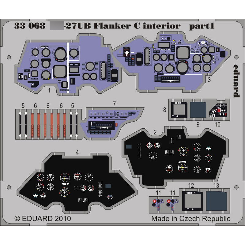 33068 Eduard 1/32 Photo Etching С-27UB Flanker C interior S.A.   