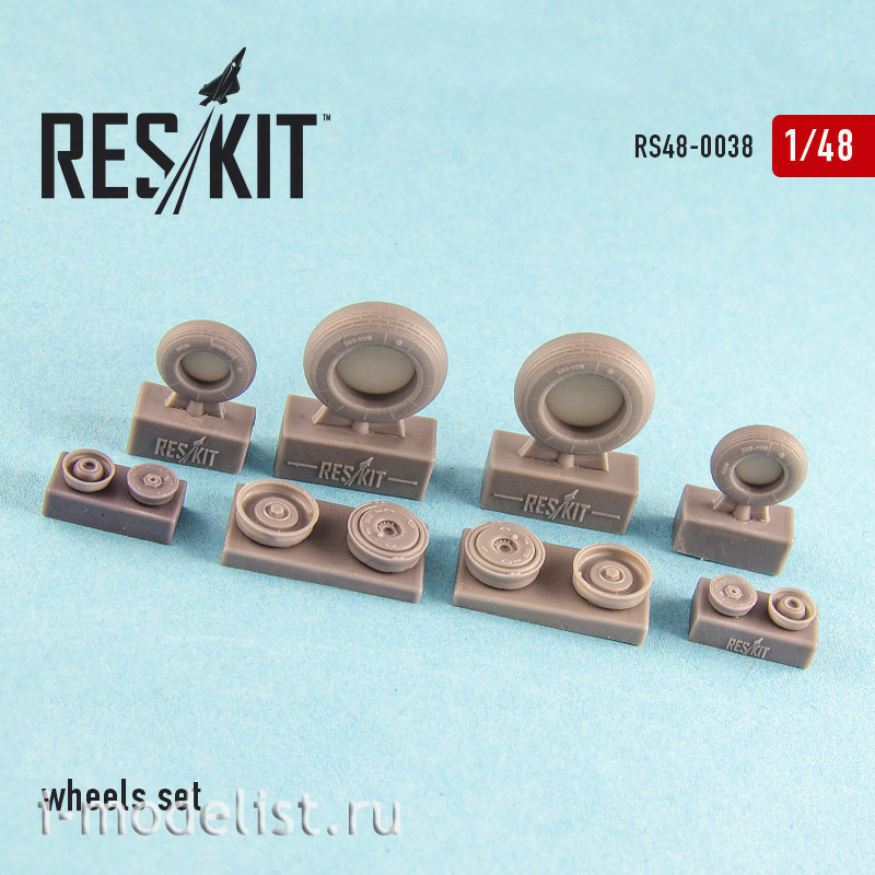 RS48-0038 RESKIT 1/48 Resin wheels