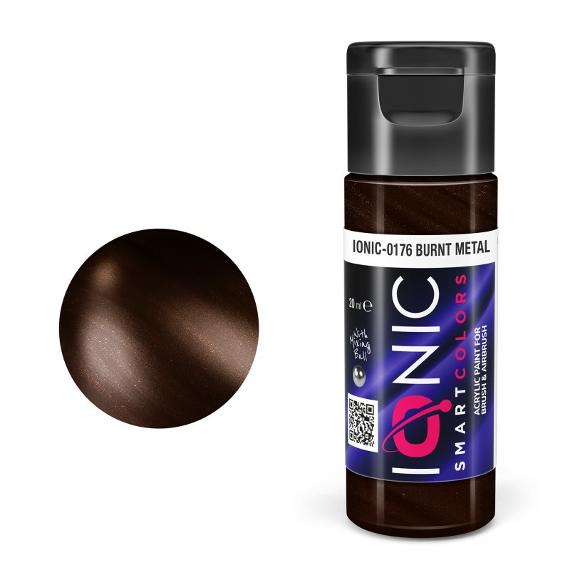 IONIC-0176 Ammo Mig Акриловая краска IONIC Жжённый металл / Burnt Metal