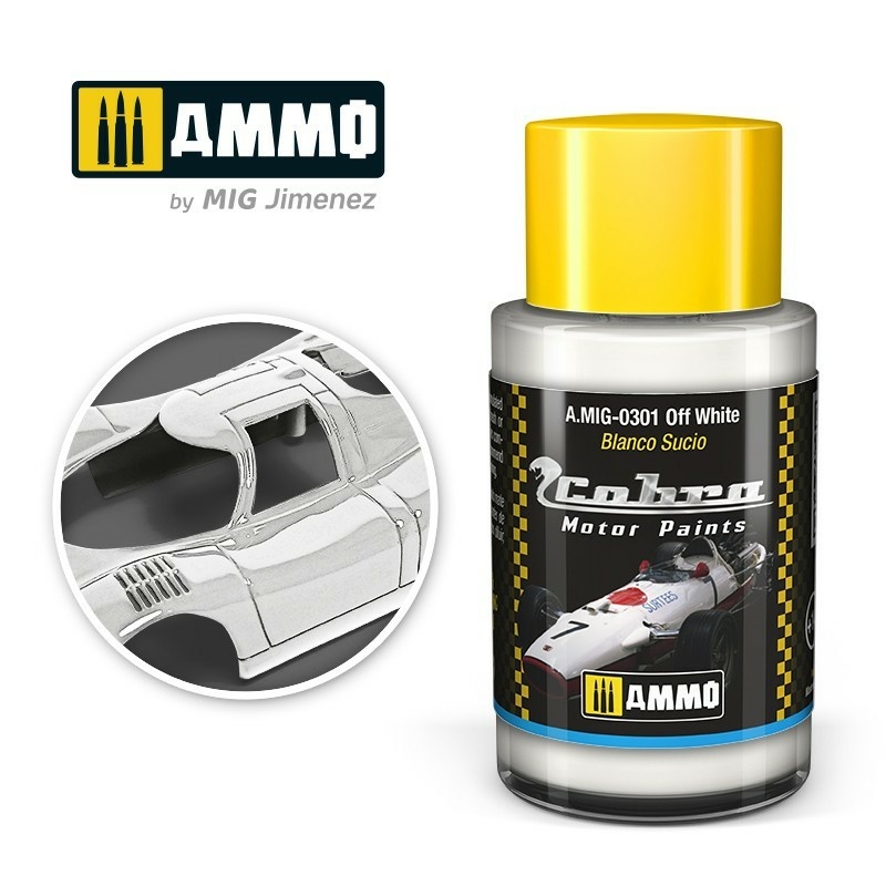 AMIG0301 Ammo Mig Акриловая краска Cobra Motor Кремовый белый / Off White