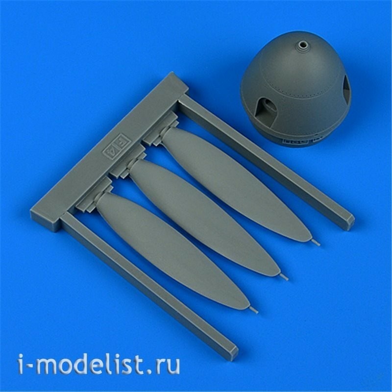 QB32 255 QuickBoost 1/32 add-on kit Bf 109F-4 propeller for Revell