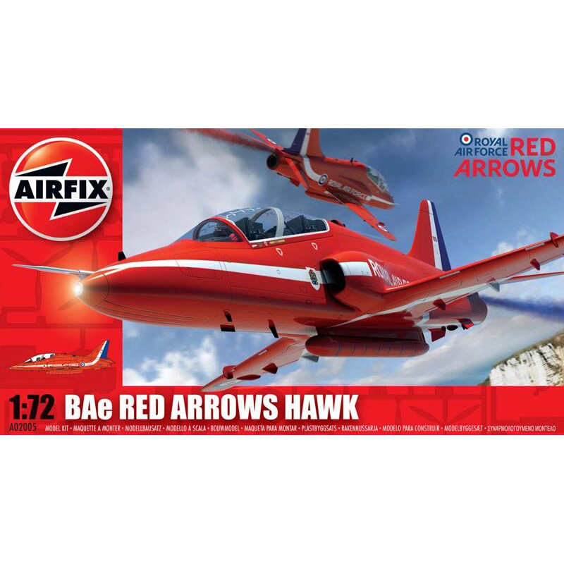 2005A Airfix 1/72 RAF Red Arrows Hawk Aircraft	