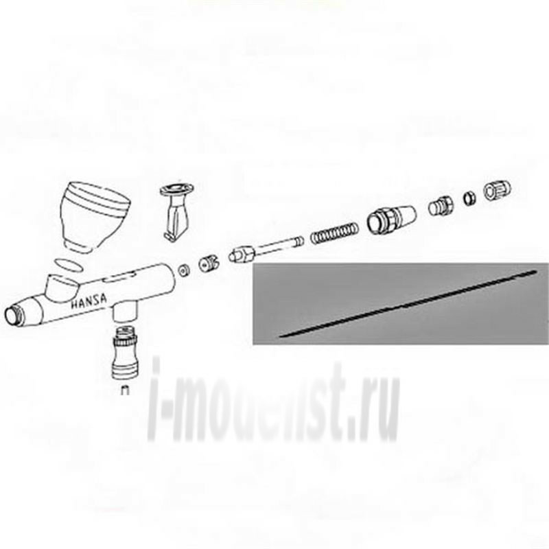 4125011 Harder&Steenbeck Needle Assembly 0.3 mm for HANSA 300/301/302/350/352/380+382