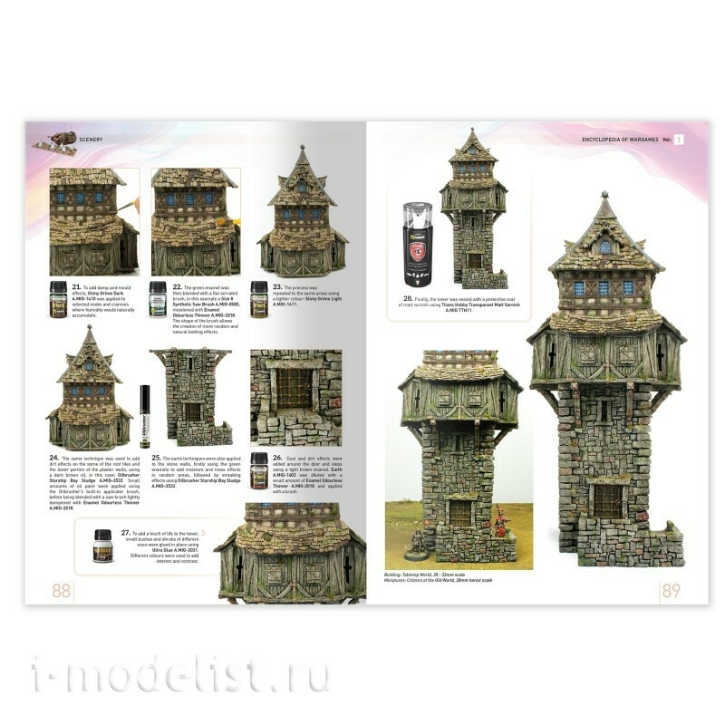 IONIC1300 Ammo Mig Книга ENCYCLOPEDIA of WARGAMES том 1: Декорации / Vol.1: Scenery (Английский язык)