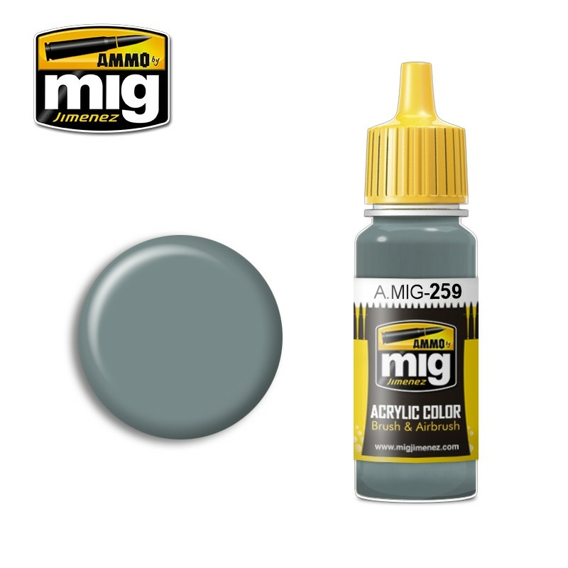 AMIG0259 Ammo Mig Acrylic Paint IJA light grey-green / IJA LIGHT GREY GREEN
