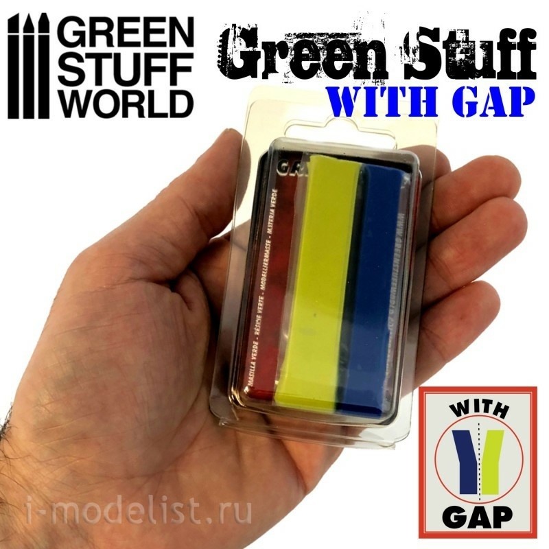9864 Green Stuff World Putty in the form of a tape 15 cm with separation / Green Stuff Tape 6 inches WITH GAP