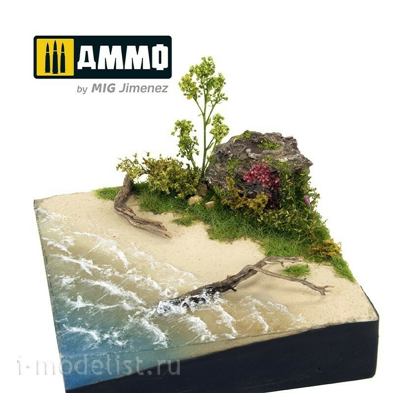 AMIG2173 Ammo Mig Акриловая текстура IONIC DRYBRUSH Пляжный песок / Beach Sand