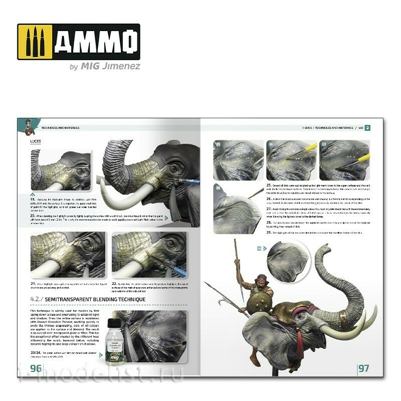 AMIG6222 Ammo Mig ENCYCLOPEDIA OF FIGURES MODELLING TECHNIQUES VOL. 2 - TECHNIQUES & MATERIALS (English)