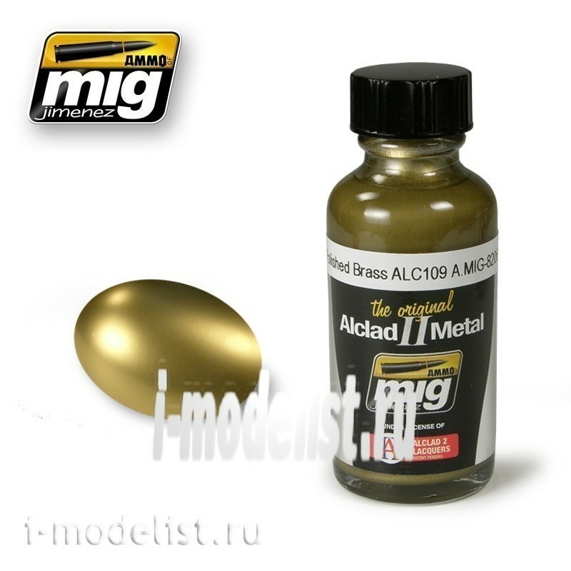 AMIG8206 Ammo Mig POLISHED BRASS ALC109