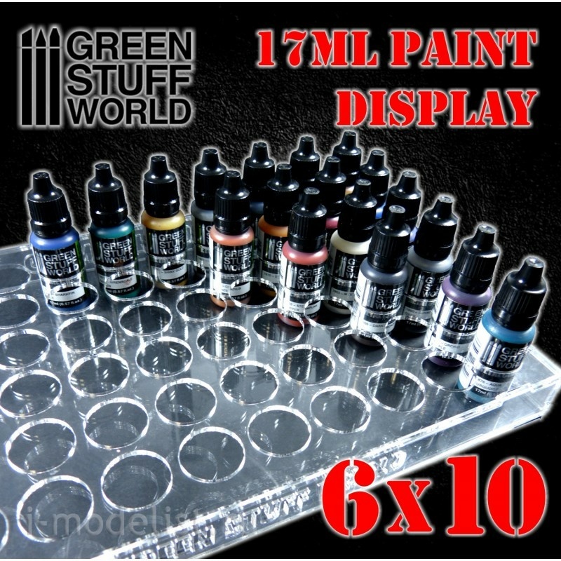 2021 Green Stuff World Paint Display 17ml (6x10) / Paint Display 17ml (6x10)