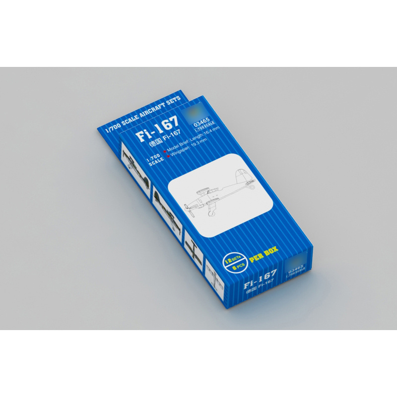 03465 Trumpeter 1/700 Aircraft Fieseler Fi 167