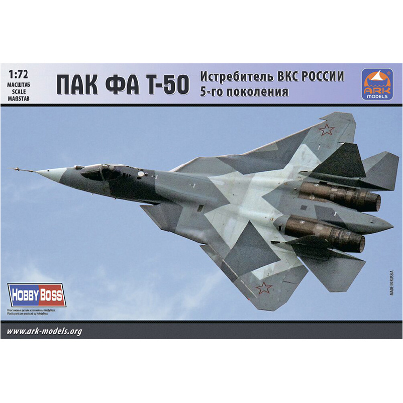 72036 ARK models 1/72 PAK-FA T-50 Fighter jet of Russian air force 5th generation (repacking 