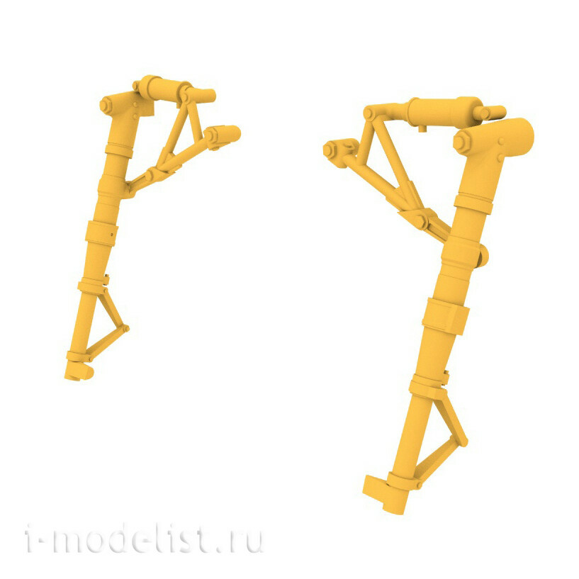 ЕС0001 Squadron 1/48 of the landing gear of the aircraft for the model of the Soviet Yakovlev-9D fighter of the Zvezda company
