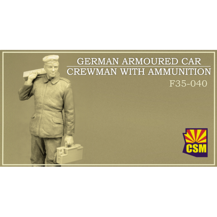 F35-040 Copper State Models 1/35 Экипаж немецкого бронеавтомобиля с боеприпасами