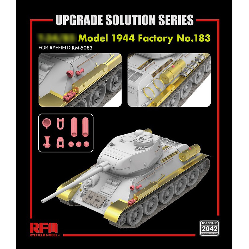 RM-2042 Rye Field Models 1/35 Upgrade Kit for tank 34/85 Model 1944 Factory No. 183