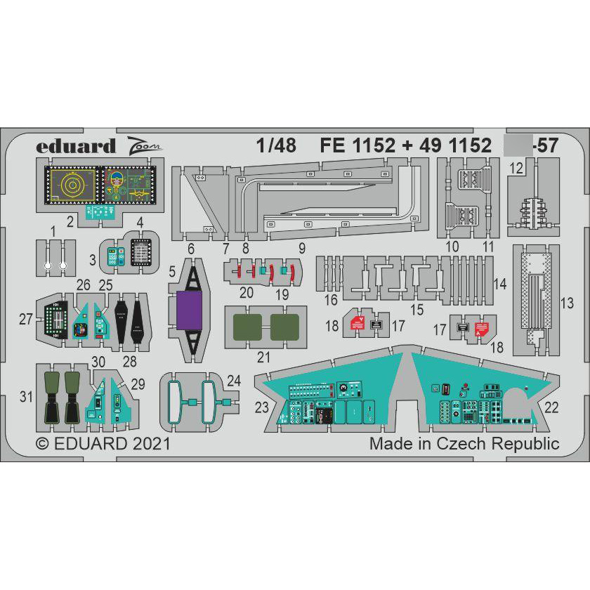 FE1152 Eduard 1/48 Photo Etching for С-57