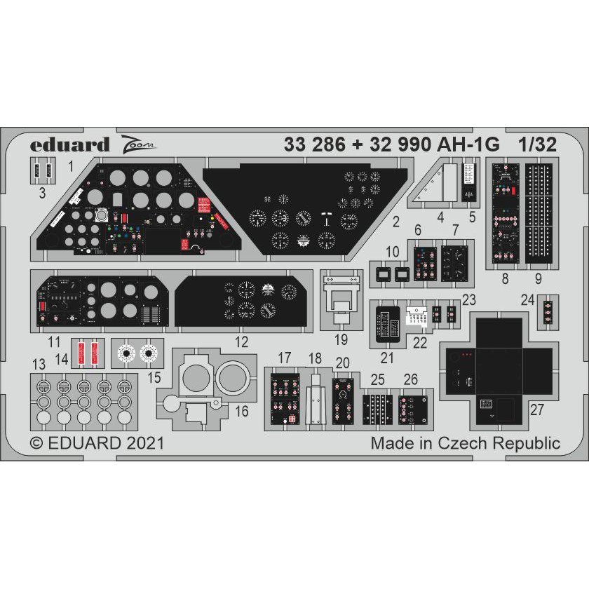32990 Eduard 1/32 Photo Etching for AH-1G