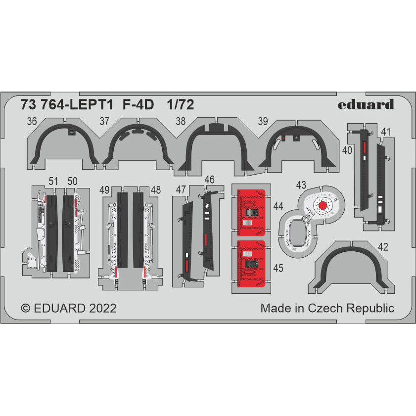 73764 Eduard 1/72 Photo Etching for F-4D