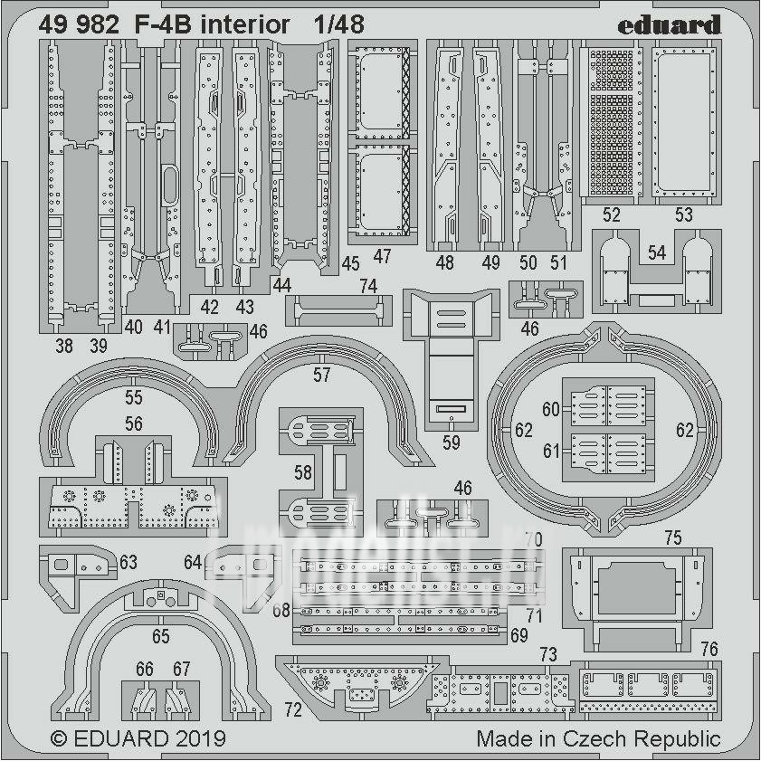 49982 Eduard 1/48 F-4B interior